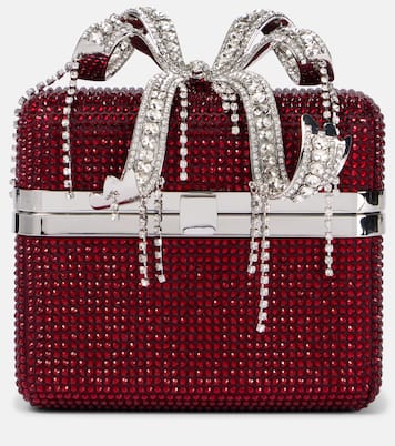 Borsa a tracolla Vanity con cristalli | Self-Portrait