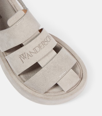 Sandali in suede con platform | JW Anderson