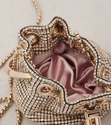 Secchiello Bon Bon Mini con cristalli | Jimmy Choo