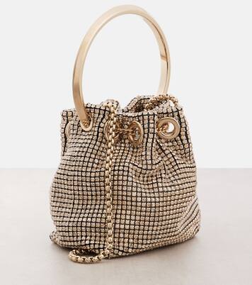 Secchiello Bon Bon Mini con cristalli | Jimmy Choo
