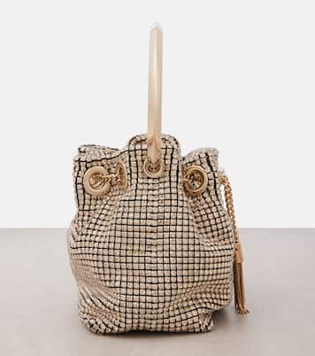Secchiello Bon Bon Mini con cristalli | Jimmy Choo