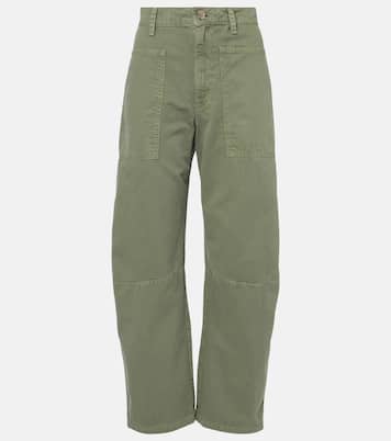 Weite Hose Brylie aus Baumwoll-Twill | Velvet