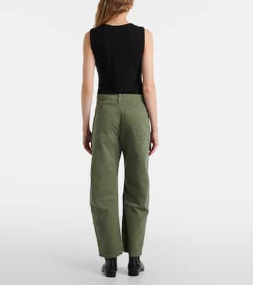 Weite Hose Brylie aus Baumwoll-Twill | Velvet