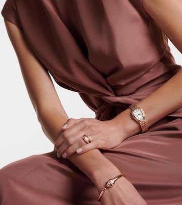 Orologio Serpenti Seduttori 33mm in oro rosa con rubelite e quarzo | Bvlgari