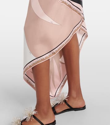Abito lungo Stella in twill di seta | Pucci
