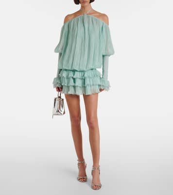 Minikleid aus Seidenchiffon | Blumarine