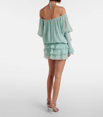 Minikleid aus Seidenchiffon | Blumarine