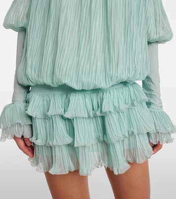 Minikleid aus Seidenchiffon | Blumarine