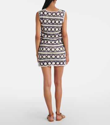 Crochet cotton minidress | Anna Kosturova