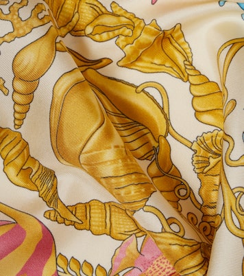 Foulard Underwater Barocco en soie | Versace