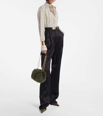Jamie 4.3 Mini shearling shoulder bag | Saint Laurent
