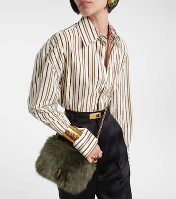 Jamie 4.3 Mini shearling shoulder bag | Saint Laurent