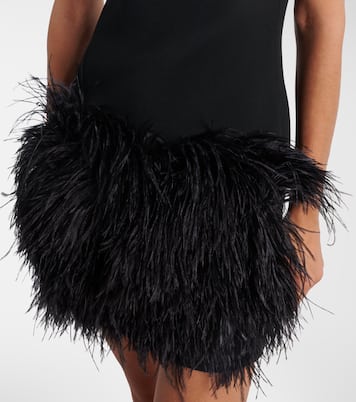 Minikleid mit Federn | David Koma