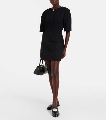Wool grain de poudre minidress | Givenchy
