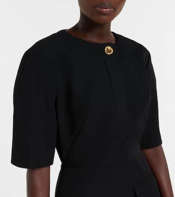 Wool grain de poudre minidress | Givenchy