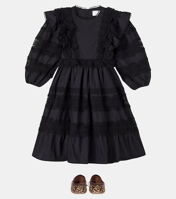 Kleid aus Baumwolle mit Spitze | Petite Amalie  