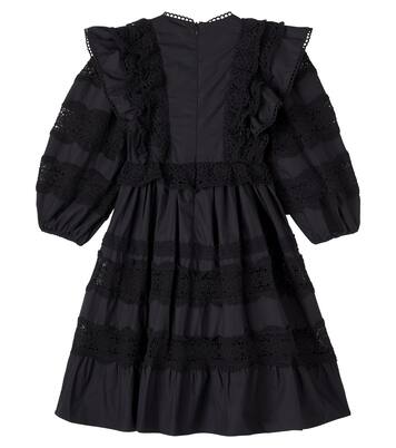 Lace-trimmed cotton dress | Petite Amalie  