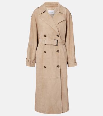 Trench in suede | Yves Salomon