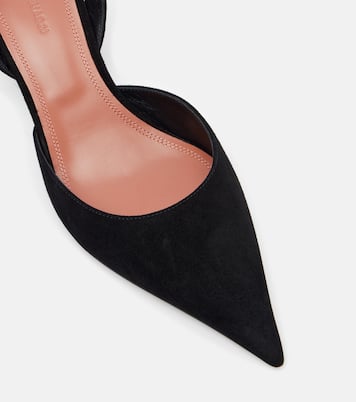 Sofia 60 suede slingback pumps  | Amina Muaddi