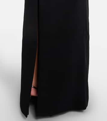 Vestido bustier de fiesta Lynette de crepé adornado | Rebecca Vallance