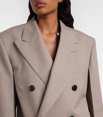 Blazer aus Woll-Mouliné | Gucci