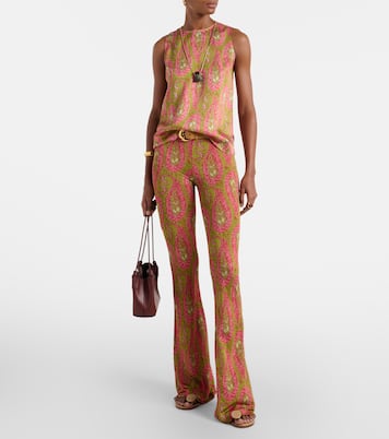 Semi-sheer jacquard blouse | Etro