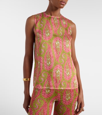 Semi-sheer jacquard blouse | Etro