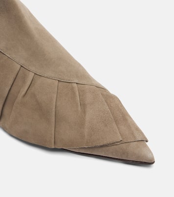 러플 스웨이드 앵클 부츠 | JW Anderson