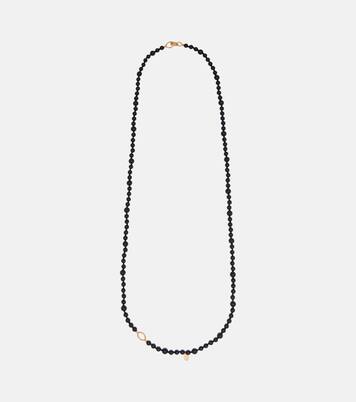 Collier Infinity à perles en onyx | Toteme