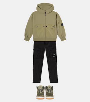 Chaqueta de algodón con capucha | C.P. Company Kids