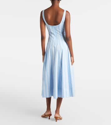 Midikleid Wells aus Baumwolle | Staud
