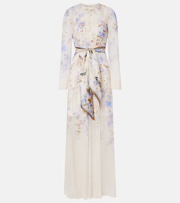 Luna belted floral maxi dress | Zimmermann
