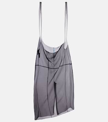 Sheer midi skirt | Prada