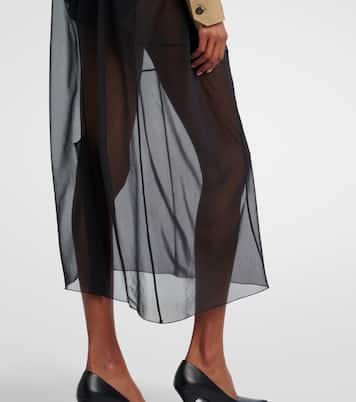 Sheer midi skirt | Prada