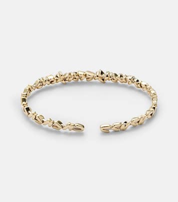 Fireworks 18kt gold and diamond bangle | Suzanne Kalan