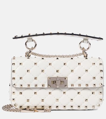 Schultertasche Rockstud Spike Small aus Leder | Valentino Garavani