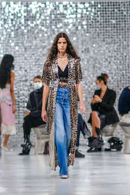 High-rise wide-leg jeans | Rabanne