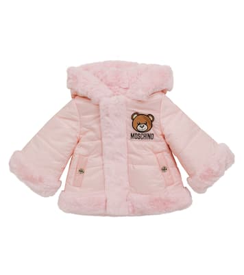 Baby faux fur coat | Moschino Kids