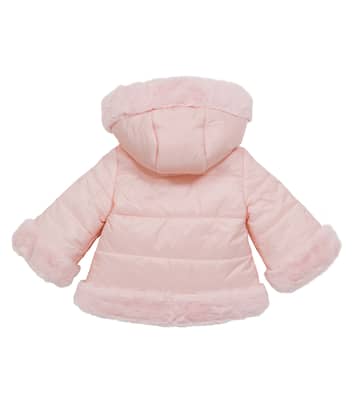 Baby faux fur coat | Moschino Kids