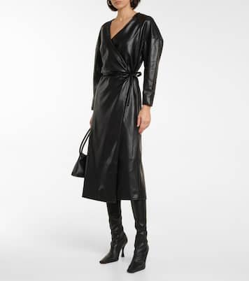 Faux leather midi dress | Proenza Schouler