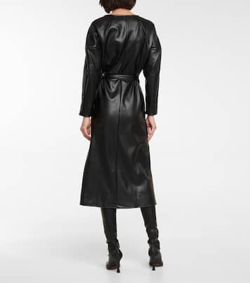Faux leather midi dress | Proenza Schouler