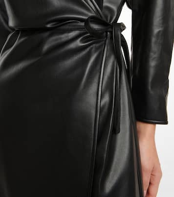 Faux leather midi dress | Proenza Schouler