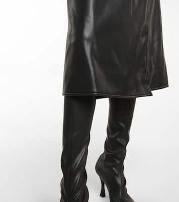 Faux leather midi dress | Proenza Schouler