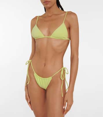 Via triangle terry bikini top | Jade Swim