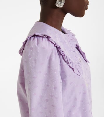 Floral cotton blouse | Alessandra Rich