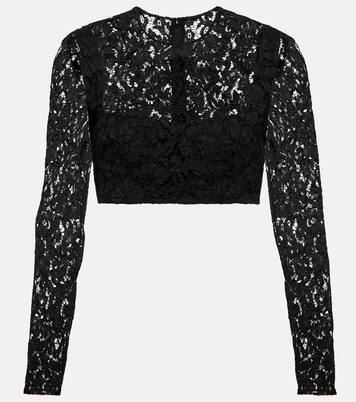 Crop top de encaje | Valentino