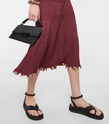 Falda midi Malia acanalada | Simkhai