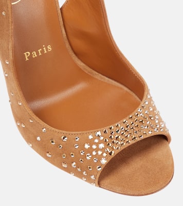 Nudes Degrachick suede sandals | Christian Louboutin