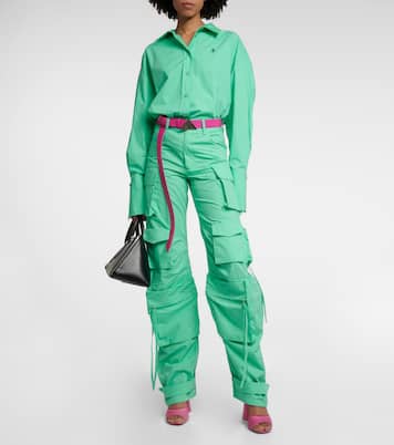 Pantalon cargo Fern en toile de coton | The Attico