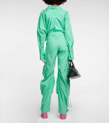 Pantalon cargo Fern en toile de coton | The Attico